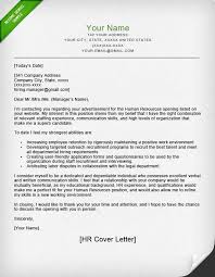 Human Resources Executive Cover Letter 