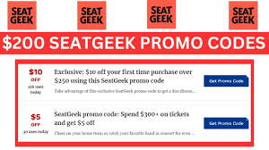 200 seatgeek promo codes for new