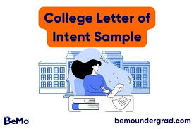 college letter of intent sle bemo
