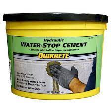 Hydraulic Water Stop Cement 112611