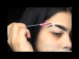 The main idea is to remove a small section or hair or alternatively to paint over it with makeup to give the appearance of a slit or open patch in the brow. What Does It Mean If Someone Has Lines Cut Into Their Eyebrows Quora