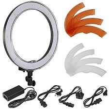 Exborders Com Neewer Ring Light 14 Inch Led With Light Stand 36w 5500k Lighting Kit With Soft Tubecolor Filterhot Shoe Adapterbluetooth Receiver For Makeupcamera Smartphone Youtube Video Shooting