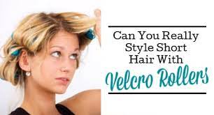 how to use velcro rollers on short hair