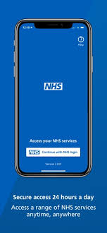 nhs app on the app