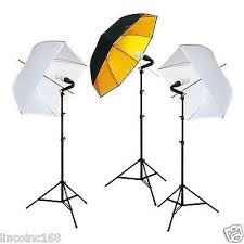 Lighting Kit Photo Studio Kit 3 Point Lighting Photography Umbrella Linco Inc