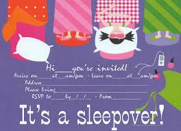 Sleepover Party Invitation That Is Free To Print Just Click