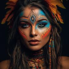 tribal makeup painting face paint