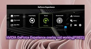 fix nvidia geforce experience overlay