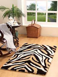 zebra pattern polyester carpet