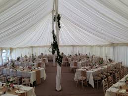 Herringbone Layout With Trestle Tables Alresford Marquees