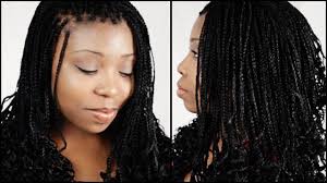 The braids are most commonly seen on african american women. Micro Braid Hairstyles Start To Finish In 5 Minutes Youtube