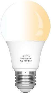 Luxon Zh Electrinic Co Ltd Light 201 5w A19 Radar Detector Dusk To Dawn 50w Equivalent Smart Led Lamp Lighting Indoor Outdoor Motion Sensor Bulb Auto On Off E26 Base Soft White 2700k