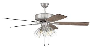 52 Ceiling Fan With 4 Light Kit With