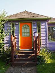 Purple House Cottage Exterior Colors