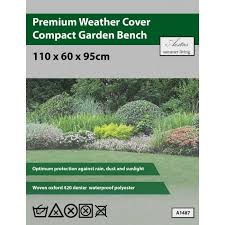 Premium Compact Garden Bench Weathercover