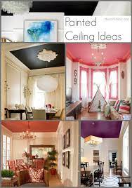 pretty painted ceiling ideas decor