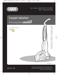 vax vrs18w user guide manualzz