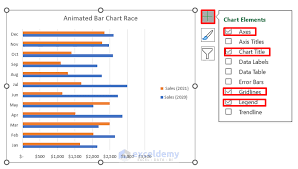 animated bar chart race in excel