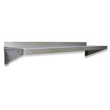 Stainless Steel Solid Wall Shelf 1500