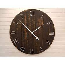 Tan Wooden Clock By Yankee Woodworks