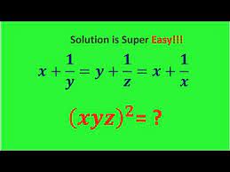 Difficult Equation X 1 Y Y 1 Z Z 1 X