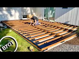 How To Build A Low Profile Deck Patio