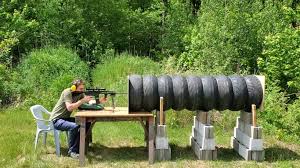 using tires as gun silencer is a clever
