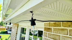 best to hang outdoor string lights