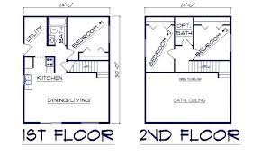 House Plan With Loft Cabin Plans