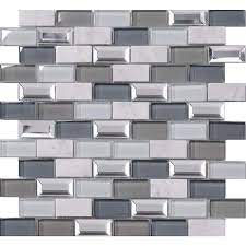Marble Glass Mirror Mosaic Wall Tile