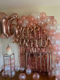 gold birthday party decorations