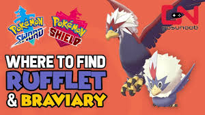 Where To Find Rufflet Braviary How To Evolve Pokemon Sword Evolution