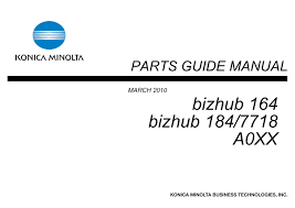 Very compact and robust system with a speed of copy / print 16 pages per minute. Manual Konica Minolta Buzhup 164 184 Parts Guide Pages 1 47 Flip Pdf Download Fliphtml5