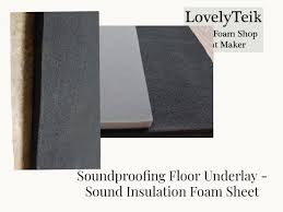 soundproofing floor underlay the foam