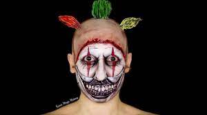 twisty the clown makeup tutorial