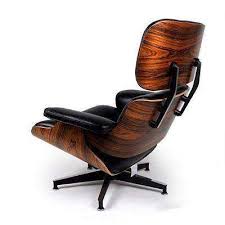 Lounge Chair Ottoman Black Palisander