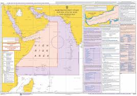 Q6099 Maritime Admiralty Security Chart Red Sea Gulf Of Aden Arabian Sea