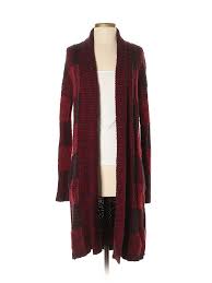 Details About Lucky Brand Women Red Cardigan Xs Petite