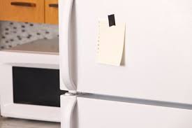 remove tape residue from a refrigerator