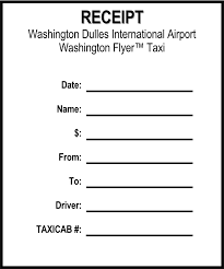 16 Free Taxi Receipt Templates Make Your Taxi Receipts Easily