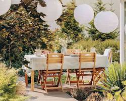 Image of Comfy Patio Furniture for Backyard BBQ Party
