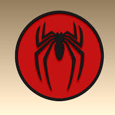 free stl file spiderman logo 3d