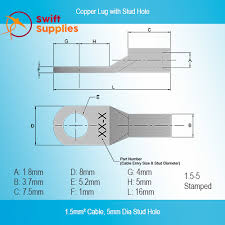 Copper Cable Lugs To Australian Standards From Swift Supplies