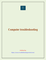 computer troubleshooting pdf docdroid