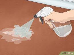 how to get milk out of carpet wet