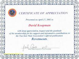 Appreci Award Certificate Wording Examples Fresh Fresh Appreciation