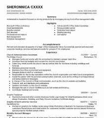Church Administrative Assistant Resume Sample Livecareer