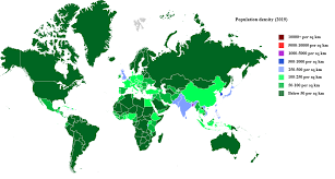 Countries By Population Density 2019 Statisticstimes Com