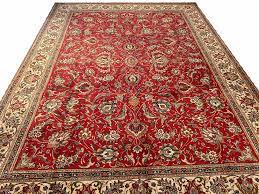 antique shah abbas design tabriz carpet