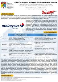 Penerbangan malaysia berhad), formerly known as malaysian airline system (mas) (malay: Pdf Swot Analysis Malaysia Airlines Versus Airasia